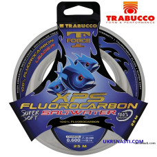 Флюорокарбон Trabucco T-Force Fluorocarbon Saltwater размотка 25-50м прозрачный